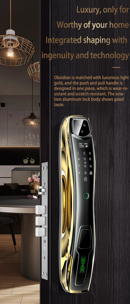 Full Auto Smart Fingerprint Digital Door Lock Password Keyless Electronic Lock